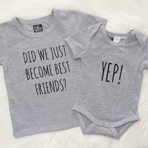 Did We just Become Best Friends? Yep! New Baby Brother Set