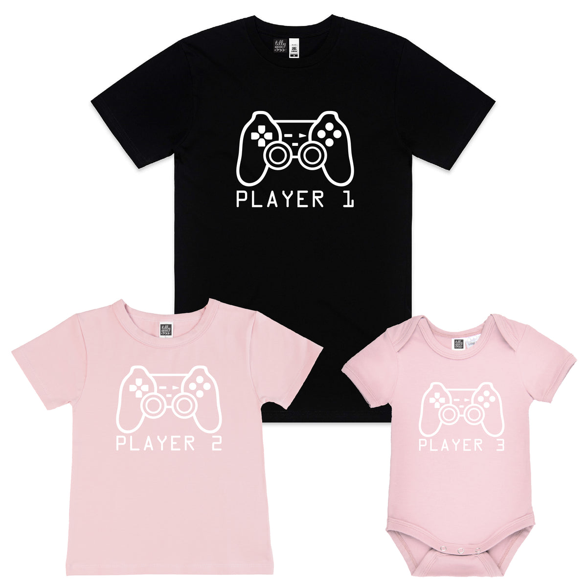 Player 1 Player 2 Player 3 Daddy &amp; Daughters Matching Set