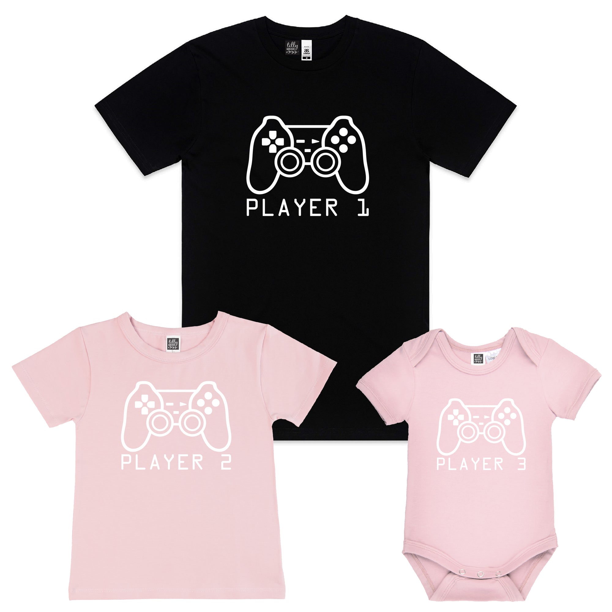 Player 1 Player 2 Player 3 Daddy & Daughters Matching Set