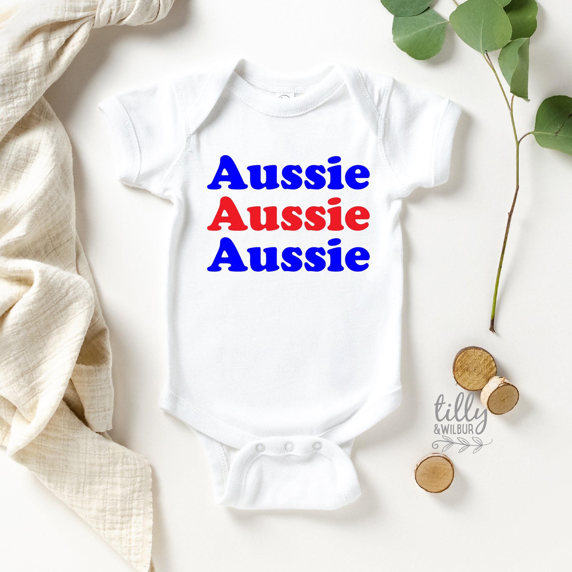 Aussie Aussie Aussie Oi Oi Oi Baby Bodysuit