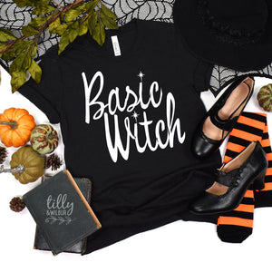 Basic Witch Halloween T-Shirt For Women