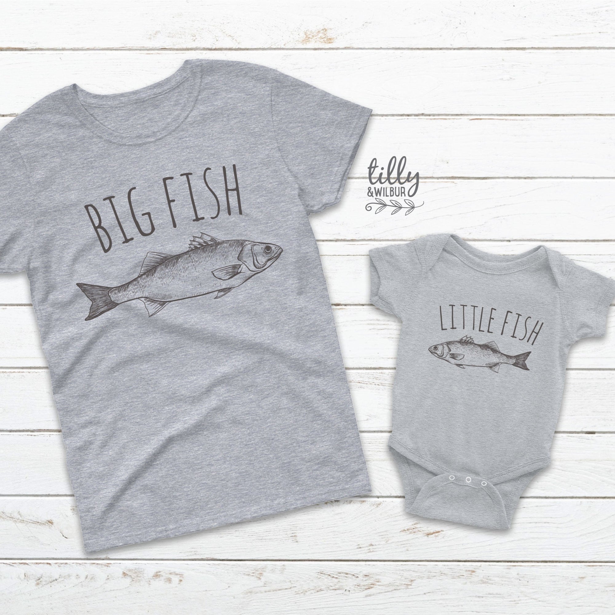 Big Fish Little Fish Matching (MORE COLOURS & STYLES)