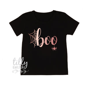 Boo Halloween T-Shirt For Girls