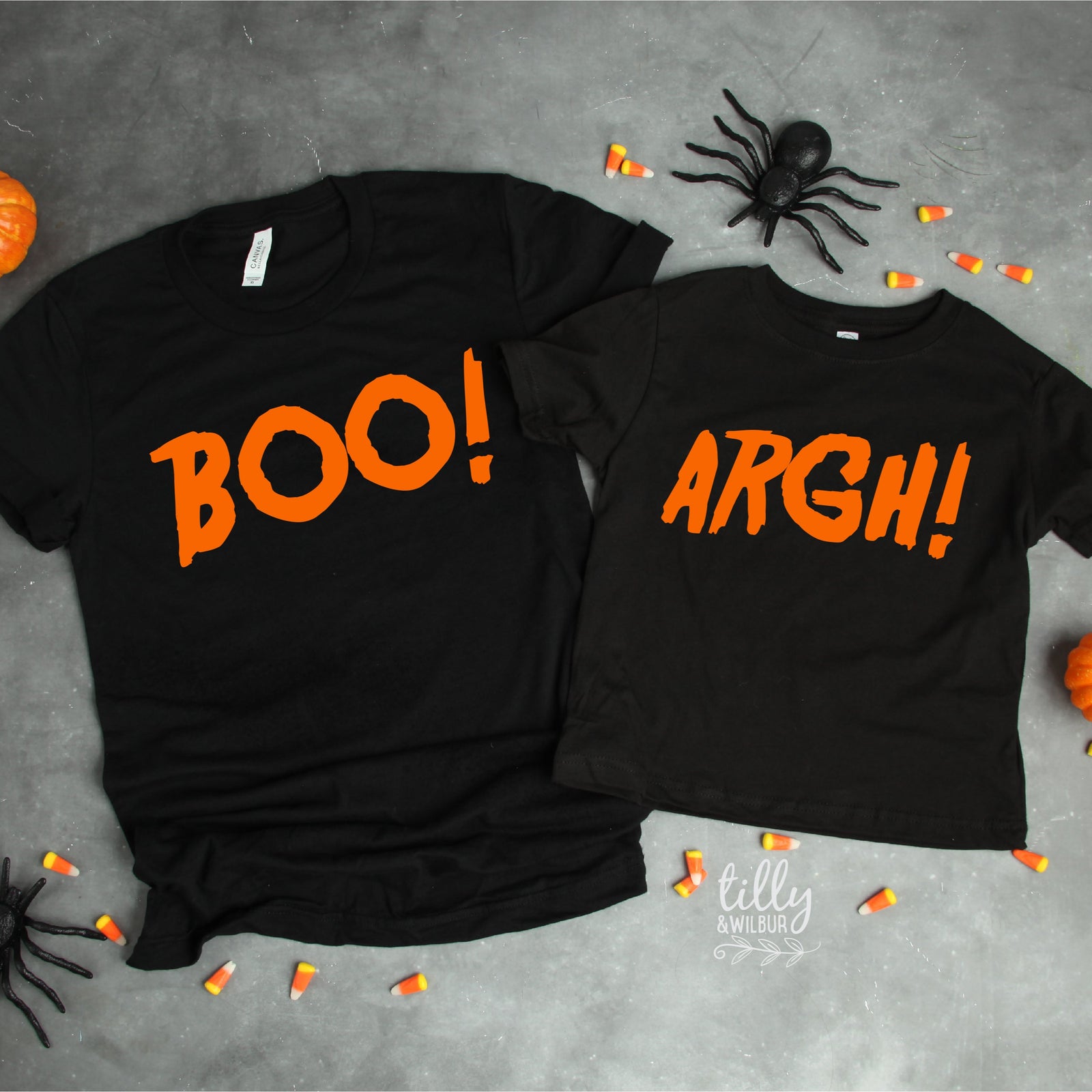 Boo! Argh! Matching Halloween