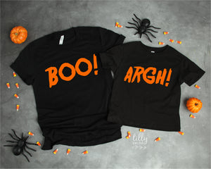 Boo! Argh! Matching Halloween Set