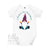 Personalised Boys 1st Christmas Gnome Bodysuit
