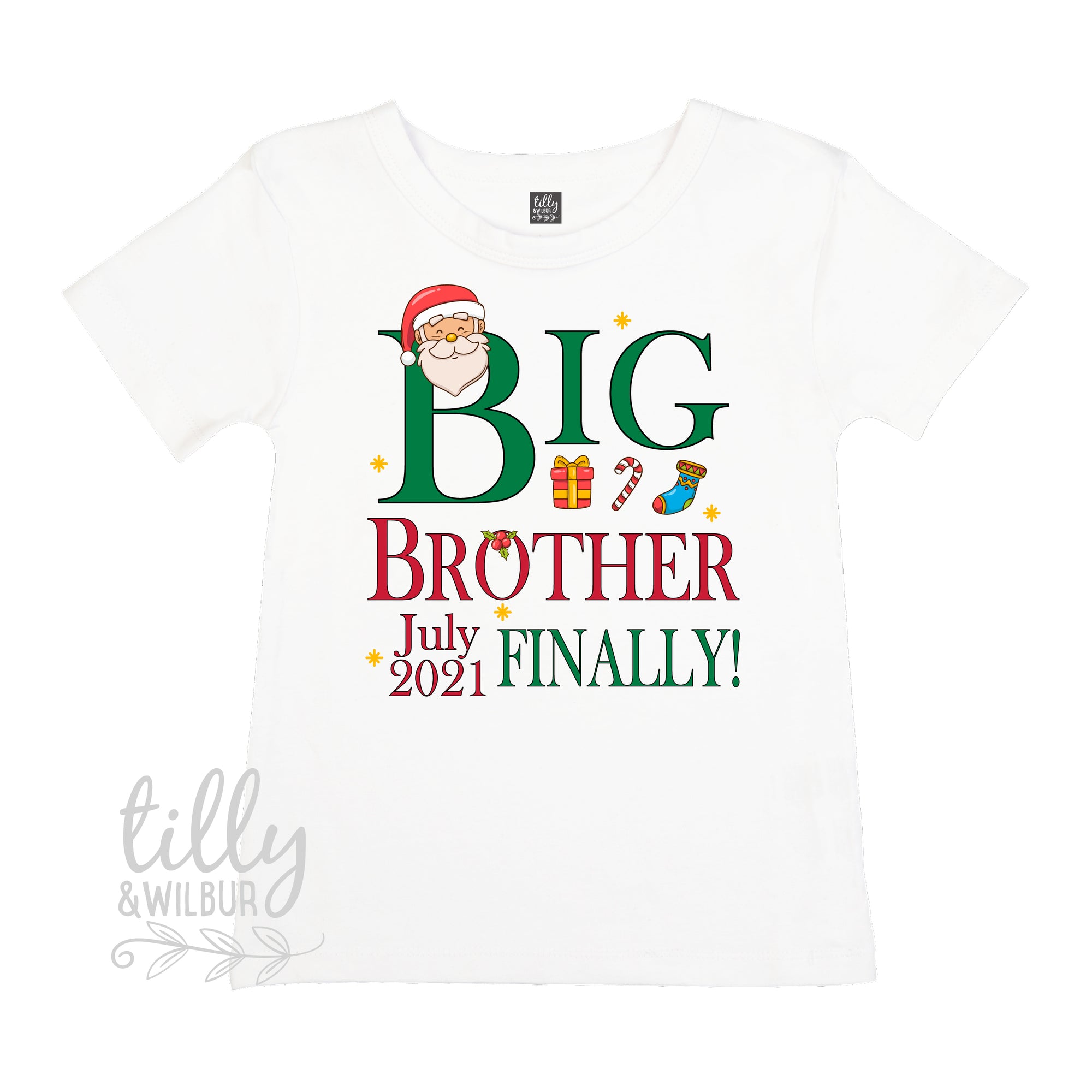 Big Brother Finally With Due Date - Christmas Design