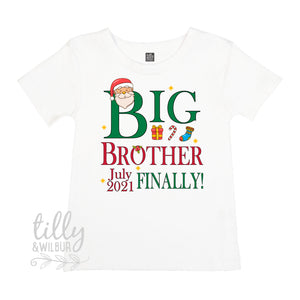 Big Brother Finally With Due Date - Christmas Design