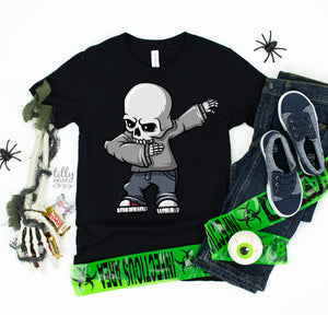 Dabbing Skeleton Halloween T-Shirt