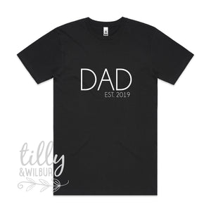 Dad Est. T-Shirt For Men
