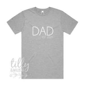 Dad Est. T-Shirt For Men