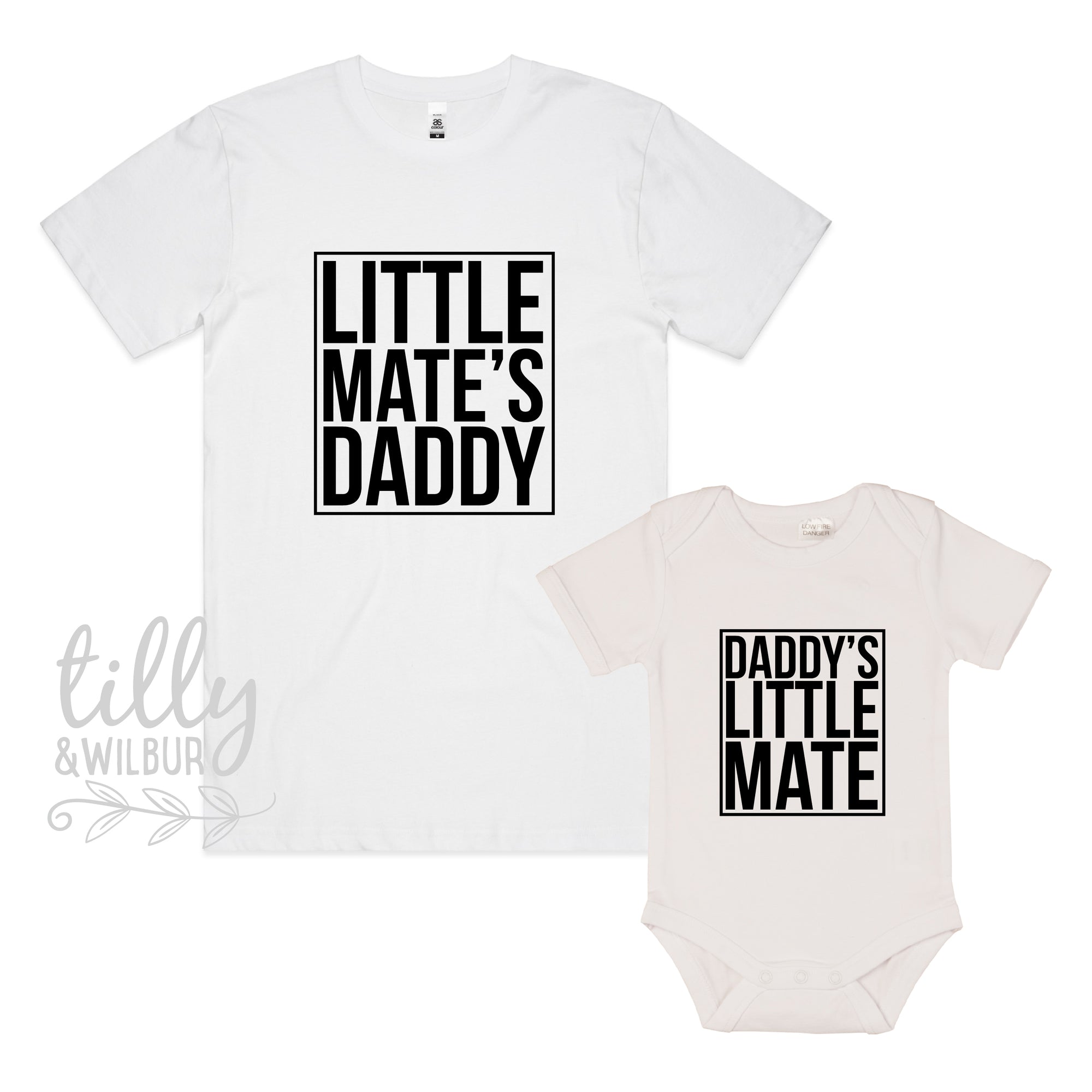 Daddy's Little Mate & Little Mate's Daddy Matching Outfits