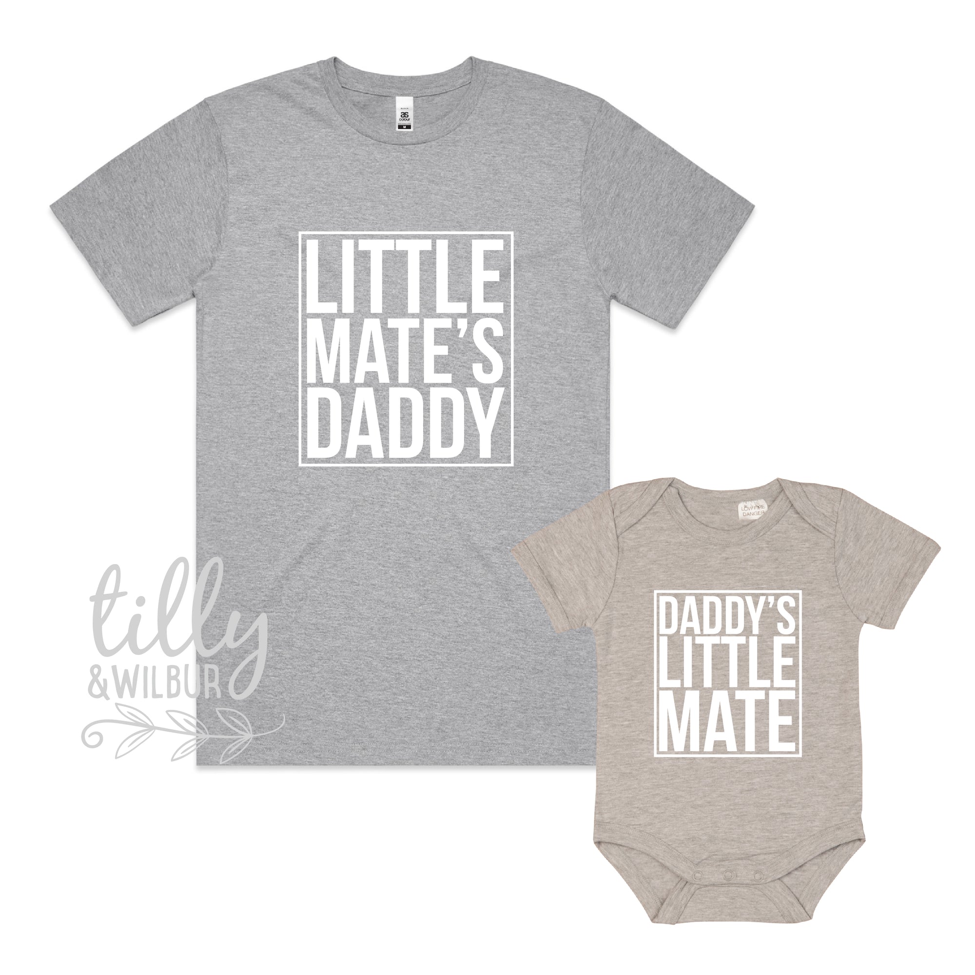 Daddy's Little Mate & Little Mate's Daddy Matching Outfits