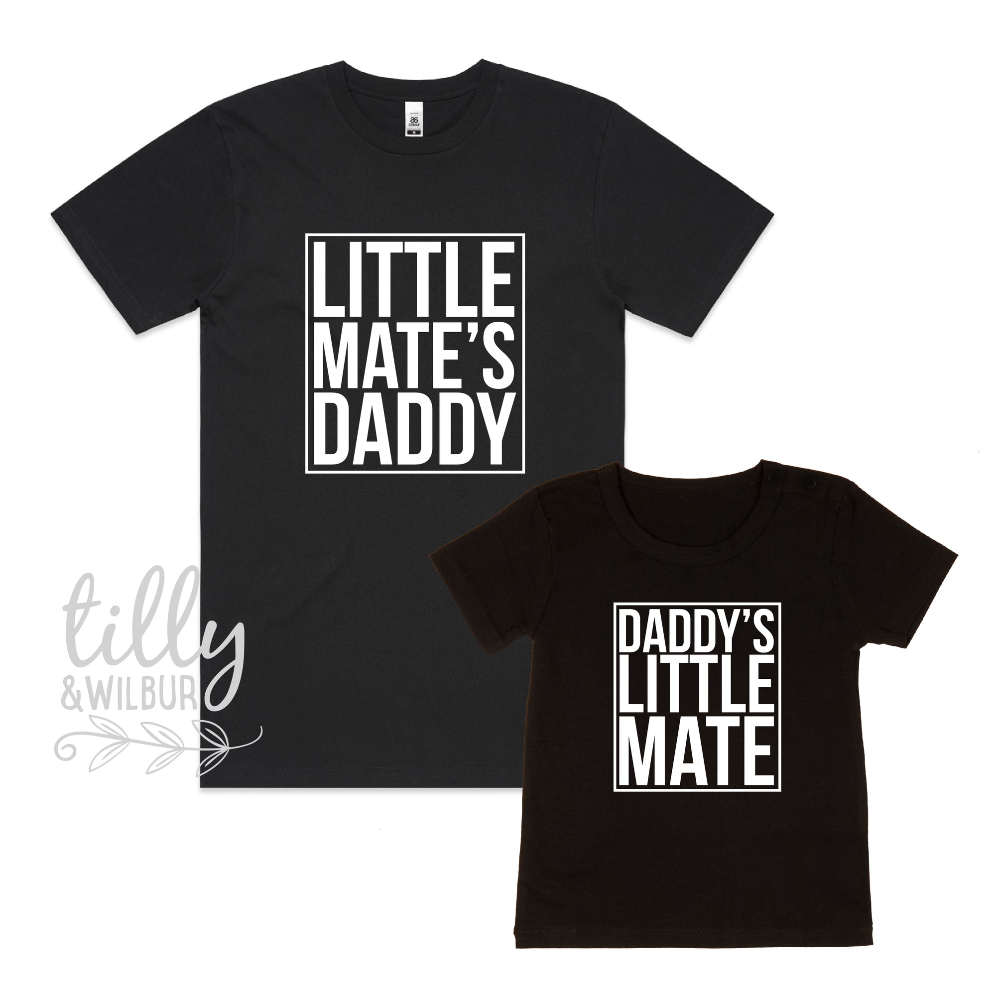 Daddy's Little Mate & Little Mate's Daddy Matching Outfits