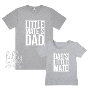Dad's Little Mate & Little Mate's Dad Matching Outfits