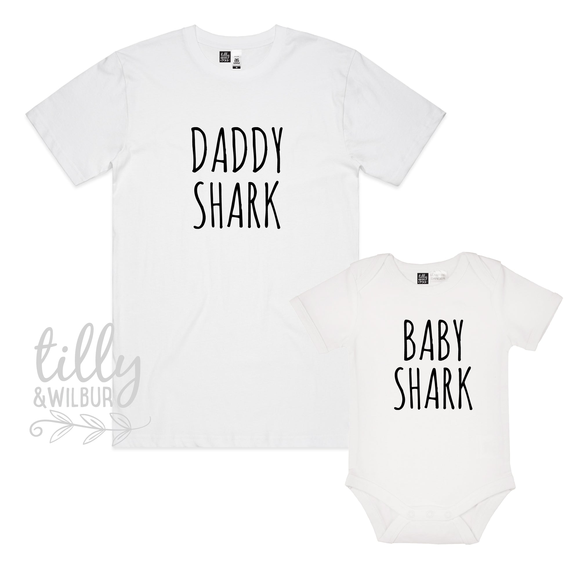 Daddy Shark Baby Shark Matching Set