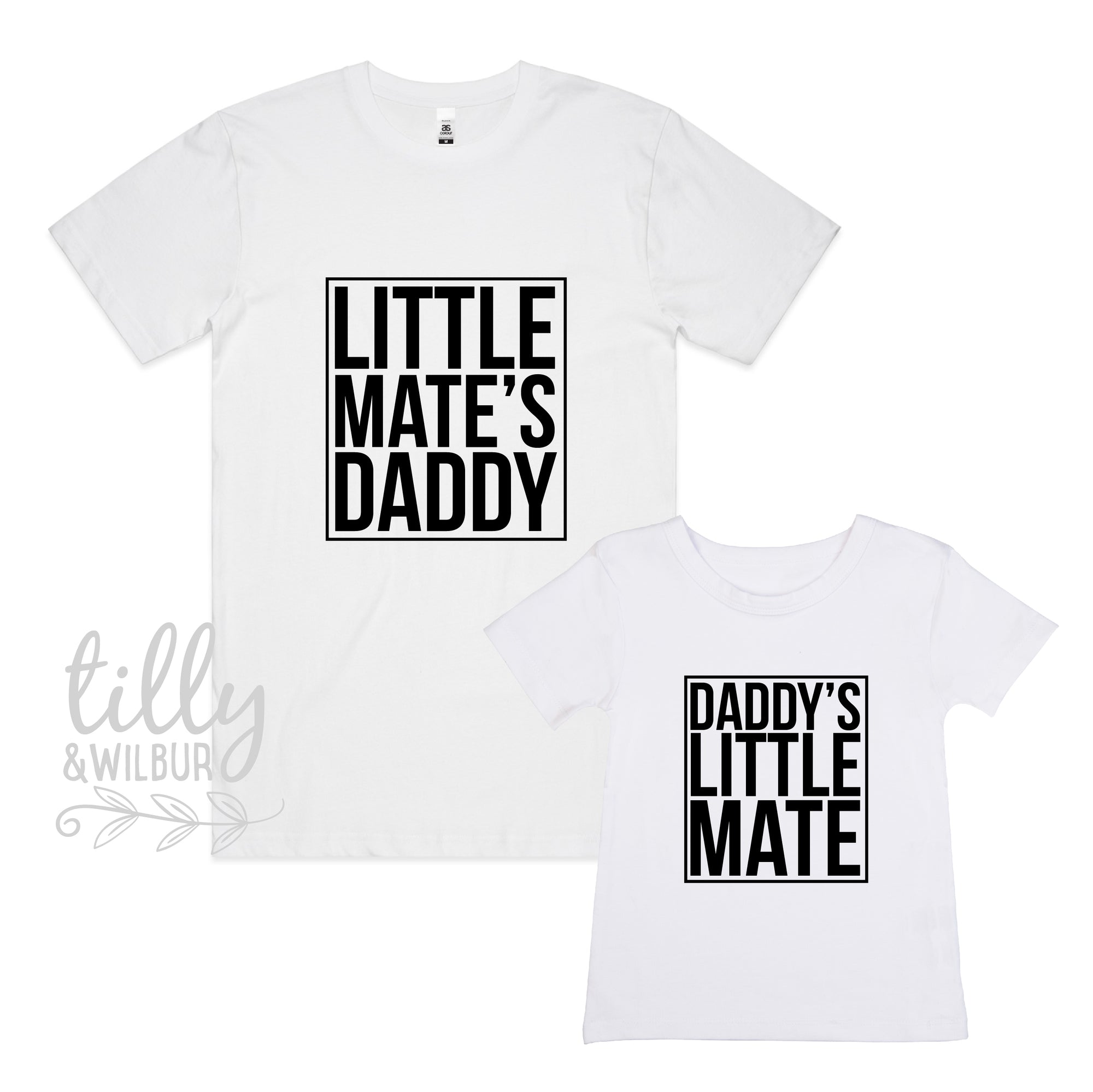 Daddy's Little Mate & Little Mate's Daddy Matching Outfits