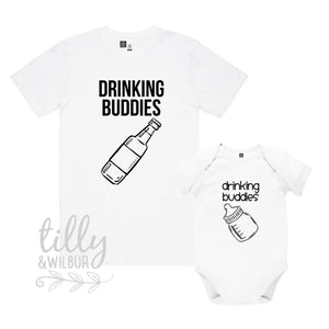 Drinking Buddies Matching T-Shirt and Bodysuit