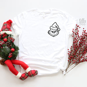 Grinch Face Christmas T-Shirt