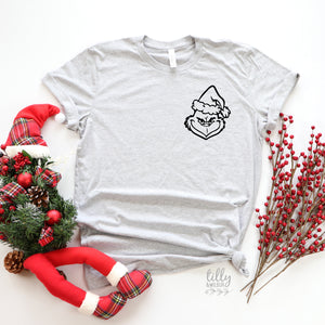 Grinch Face Christmas T-Shirt