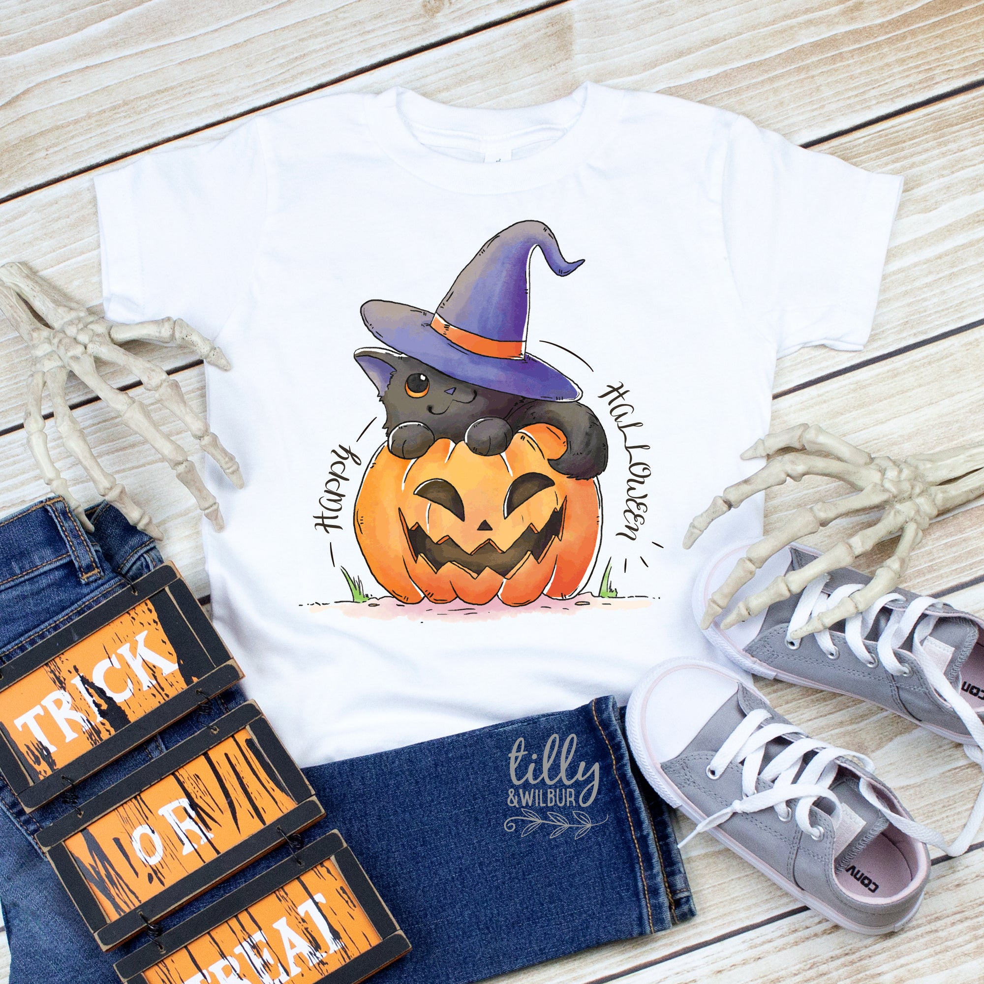 Happy Halloween T-Shirt For Girls