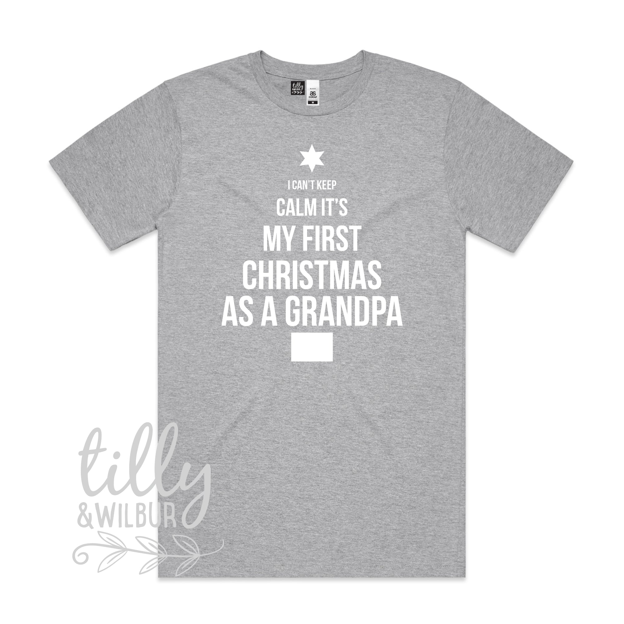 I Can't Keep Calm It's My First Christmas As A Grandpa