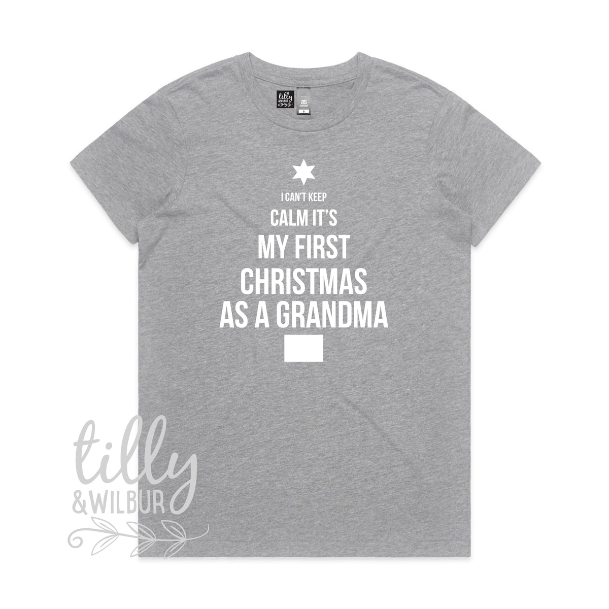 I Can't Keep Calm It's My First Christmas As A Grandma