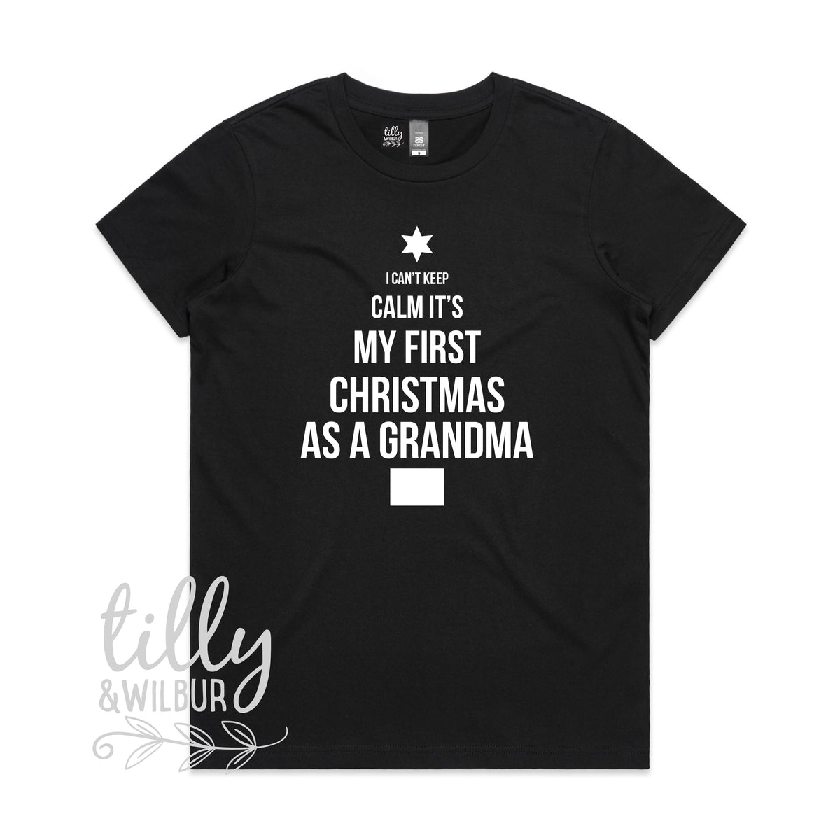 I Can't Keep Calm It's My First Christmas As A Grandma