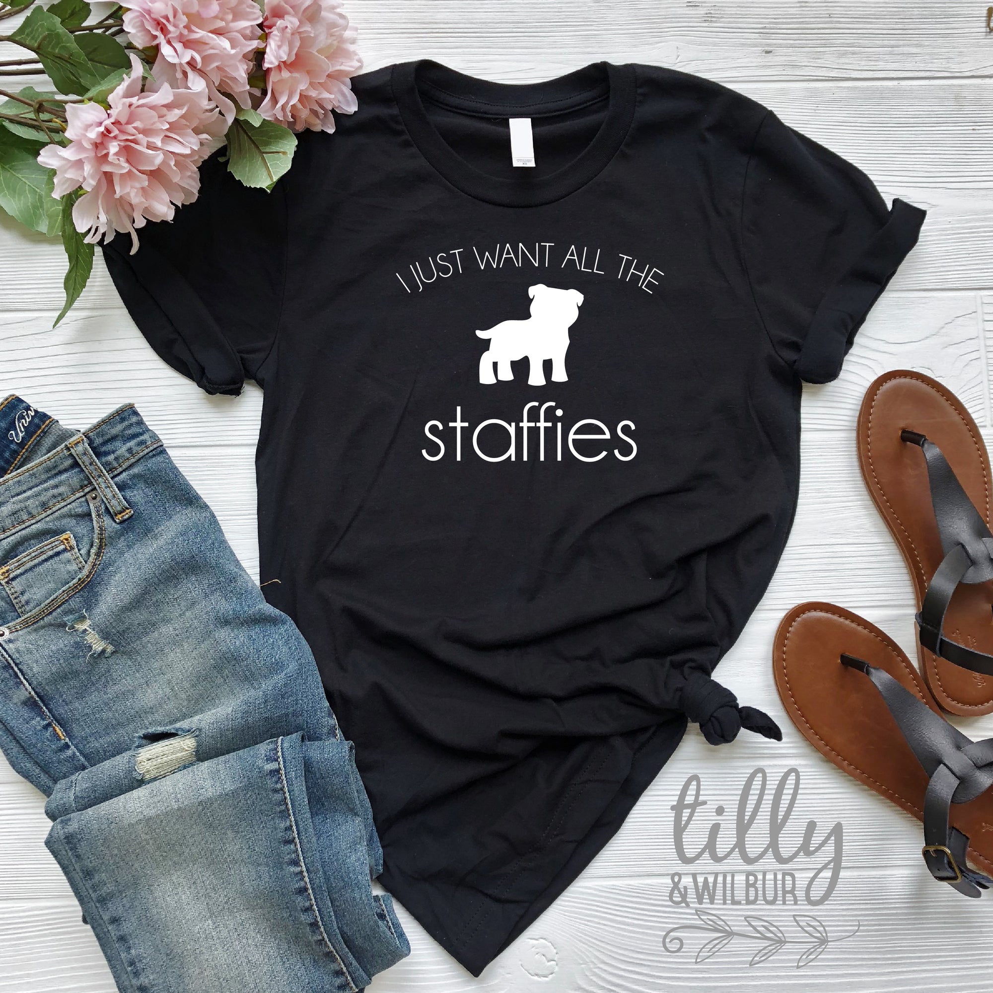 I Just Want All The Staffies Women's Tee