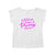It's Not Easy Being A Princess #igotthis Girls T-Shirt, White Short Sleeve Cotton TShirt For Girls, Funny Gift, Princess Tee, G-W-SS-T