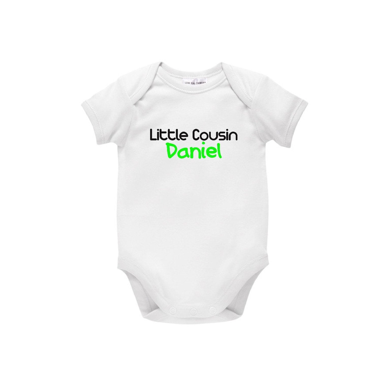 Little Cousin Personalised Baby Bodysuit, Pregnancy Announcement, Family Clothing, New Baby Gift, Baby Shower Gift, Cousin To Be, U-W-BS