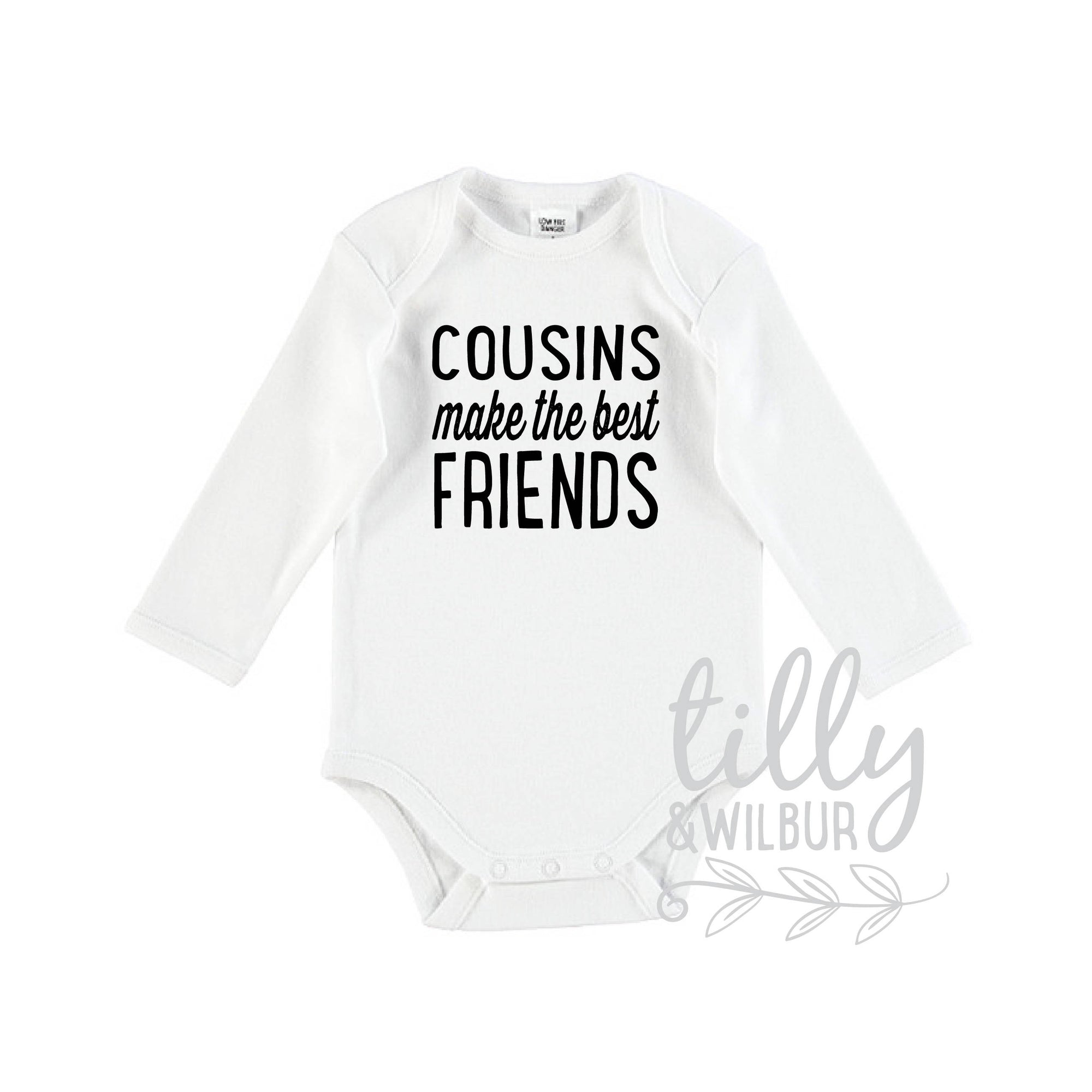 Cousins Make The Best Friends Baby Bodysuit, Unisex Cousin Outfit, Pregnancy Announcement, Cousin To Be, I'm Going To Be A Cousin, U-W-BS