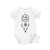 Hello World Newborn Baby Bodysuit, Boho Theme With Dreamcatcher, White Cotton Bodysuit, New Baby Gift, Boho Dream Catcher Design, U-W-BS