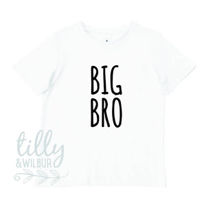 Big Bro T-Shirt, Big Brother Shirt, I'm Going To Be A Big Brother, Pregnancy Announcement Shirt, Big Bro Gift, Sibling TShirt, Boys Clothing