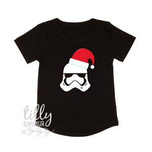 Star Wars Stormtrooper Christmas Child's T-Shirt, Christmas Stormtrooper, Girl, Boy, Santa Stormtrooper, Unisex Star Wars Storm Trooper Gift