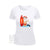 Surfing Santa Personalised Christmas Women's T-Shirt, Aussie Xmas Gift, Australian Summer, Beach Santa With Surf Board, Christmas Overseas