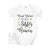 Handpicked For Earth By My Sister In Heaven Baby Bodysuit, Baby Girl Bodysuit, Handpicked For Earth Baby, Sibling In Heaven, Baby Outfit