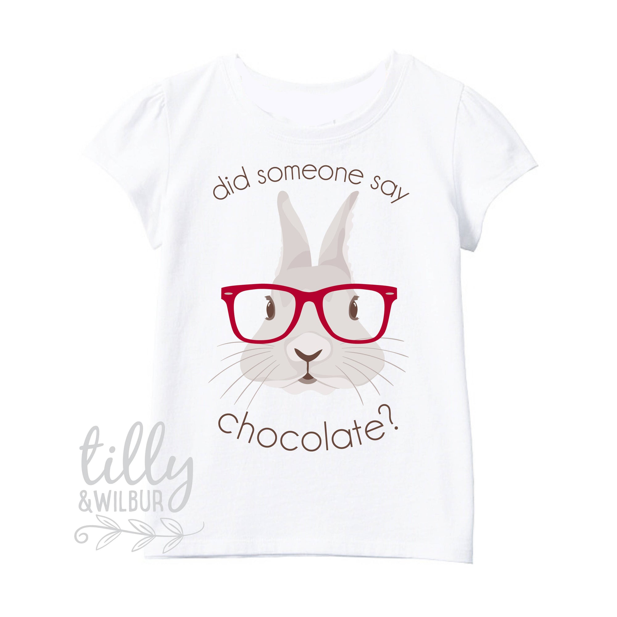Easter T-Shirt For Girls, Did Someone Say Chocolate, Easter Bunny Shirt, Easter Egg Hunt, Easter Gift, Girls Easter Gift, Girls Easter Shirt