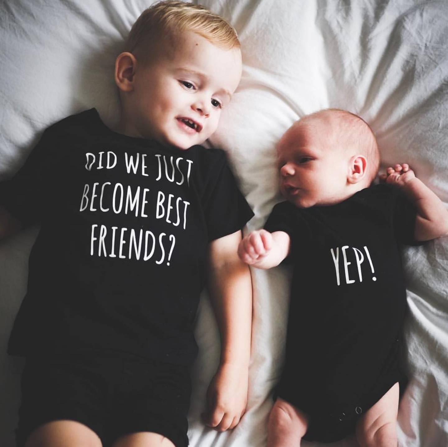 Did We just Become Best Friends? Yep! New Baby Brother Set, Big Brother Little Brother Set, Sibling Set, I'm Going To Be A Big Brother, Cuz
