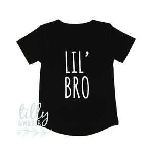 Lil Bro T-Shirt, Little Brother Shirt, I'Big Bro Lil Bro, Brother Shirt, Pregnancy Announcement Shirt, Lil Bro Gift, Sibling T-Shirt, Bro