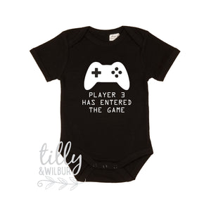 Player 3 Has Entered The Game, Player 1 Player 2, Father Son Matching Shirts, Matching Dad Baby, Gamers Father's Day Gift, Christmas Gift