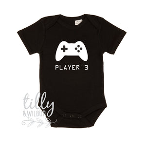 Player 3, Player 3 Has Entered The Game, Player 1 Player 2, Father Son Matching Shirts, Matching Dad Baby, Gamer, Gaming, Father's Day Gift