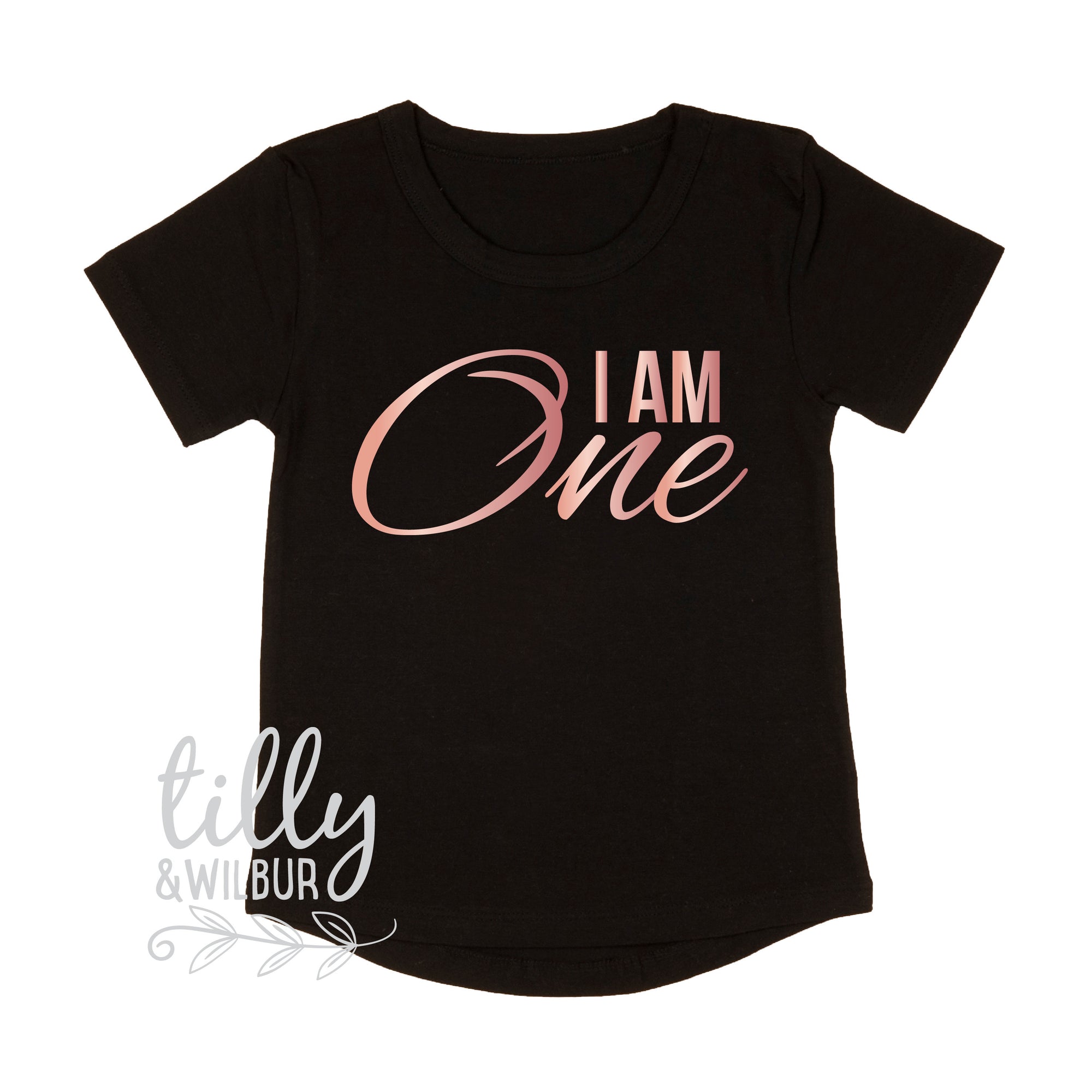 I Am One Birthday T-Shirt For Girl, Girls 1st Birthday Outfit, Girls Birthday Party, Baby Birthday Gift, Baby's First Birthday, Cake Smash