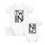 Twinning Baby Bodysuit Set, Twin Bodysuits, Twin Baby Gift, Twins, Twin Baby Shower, Pregnancy Announcement, Twinning, Twin Gifts, Twin Baby