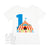 One Personalised Boys 1st Birthday T-Shirt, 1st Birthday Gift, First Birthday Tee, Circus Birthday Theme, 1st Birthday Cake Smash T-Shirt
