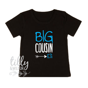 Personalised Big Cousin T-Shirt For Boys, Big Cousin T-Shirt, Boys Cousin Gift, Pregnancy Announcement, Boys Clothing, I'm Going To Be A Big