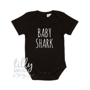 Baby Shark Bodysuit, Baby Shark Song, Shark T-Shirt, Shark Bodysuit, Shark Doo Doo, Baby Shark Birthday, Matchy Matchy, Family Set Available