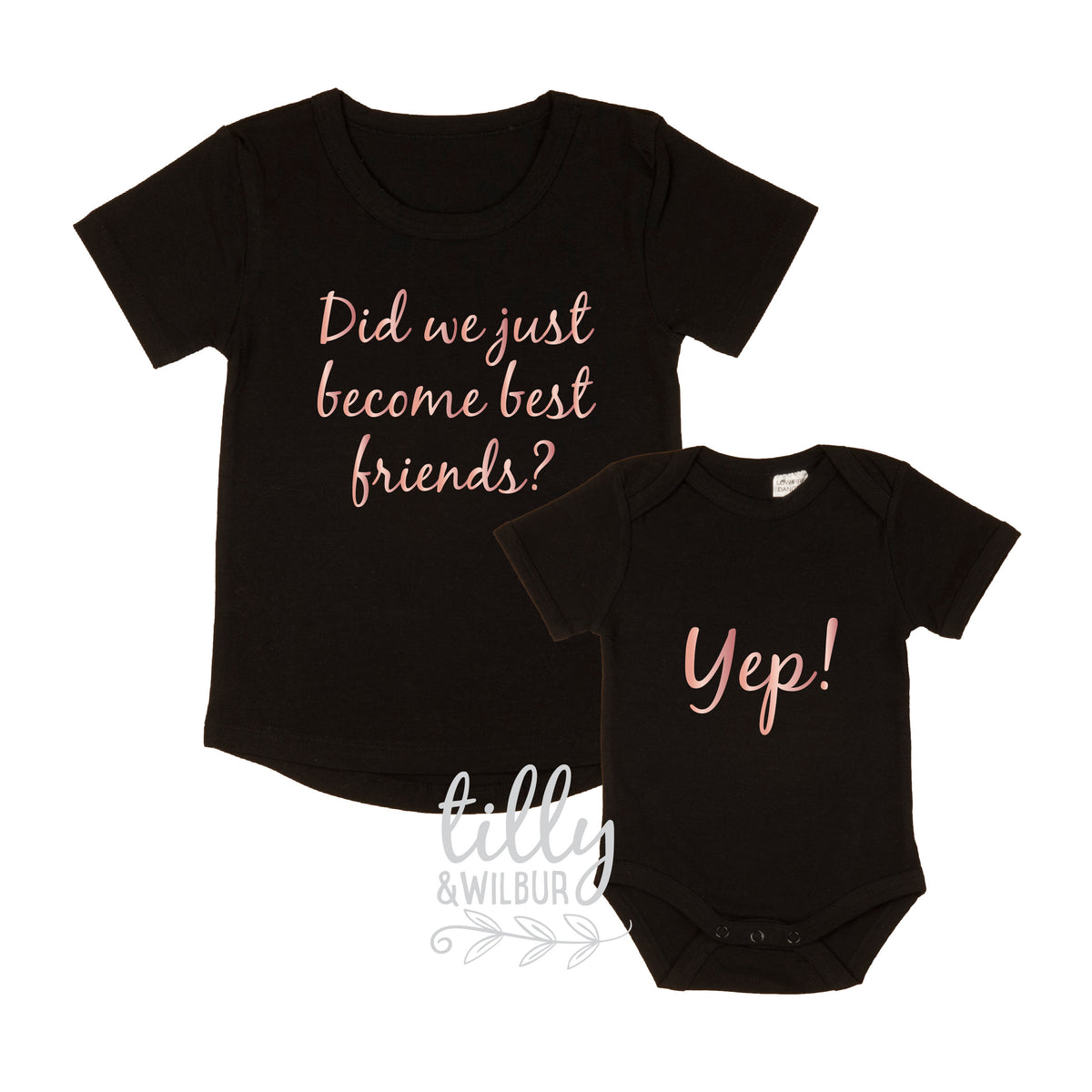 Did We just Become Best Friends? Yep! New Baby Sister Set, Big Sister Little Sister Set, Sibling Set, I&#39;m Going To Be A Big Sister, Big Sis