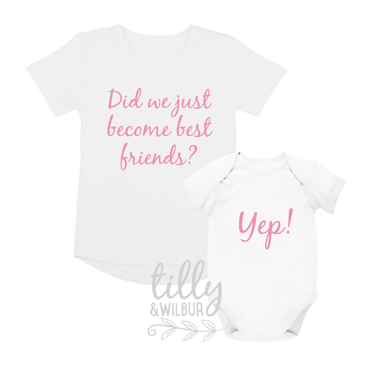 Did We just Become Best Friends? Yep! New Baby Sister Set, Big Sister Little Sister Set, Sibling Set, I'm Going To Be A Big Sister, Big Sis