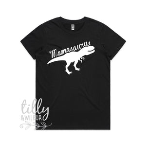 Mamasaurus Women's T-Shirt, Dinosaur Shirt, Mother Dinosaur, Baby Shower Gift, Women's Clothing, Mum Gift, Mother's Day Gift, Mummy Dinosaur